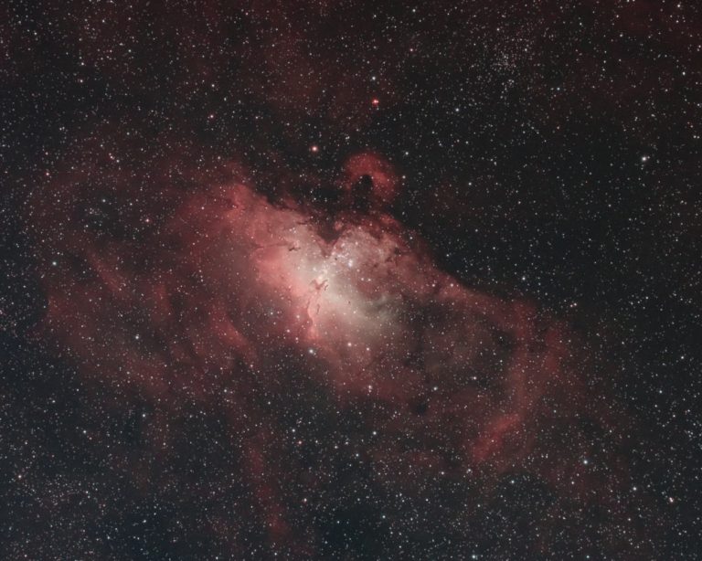 M16 わし星雲（へび座の散開星団＋散光星雲）