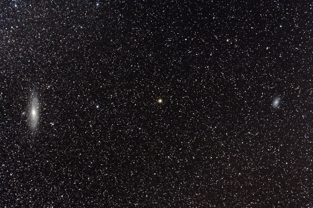 系外銀河M31とM33