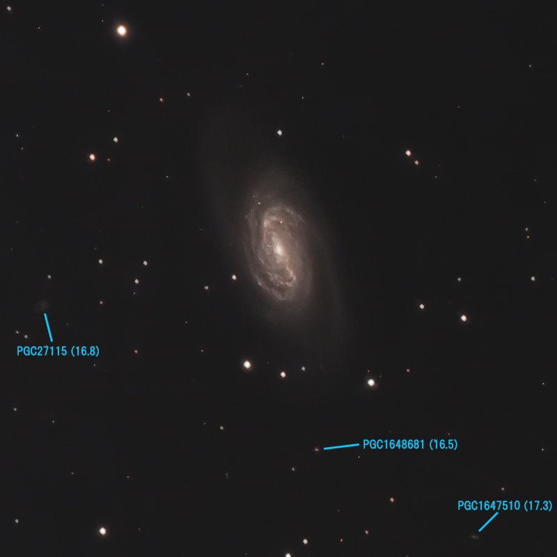NGC2903と周囲の系外銀河