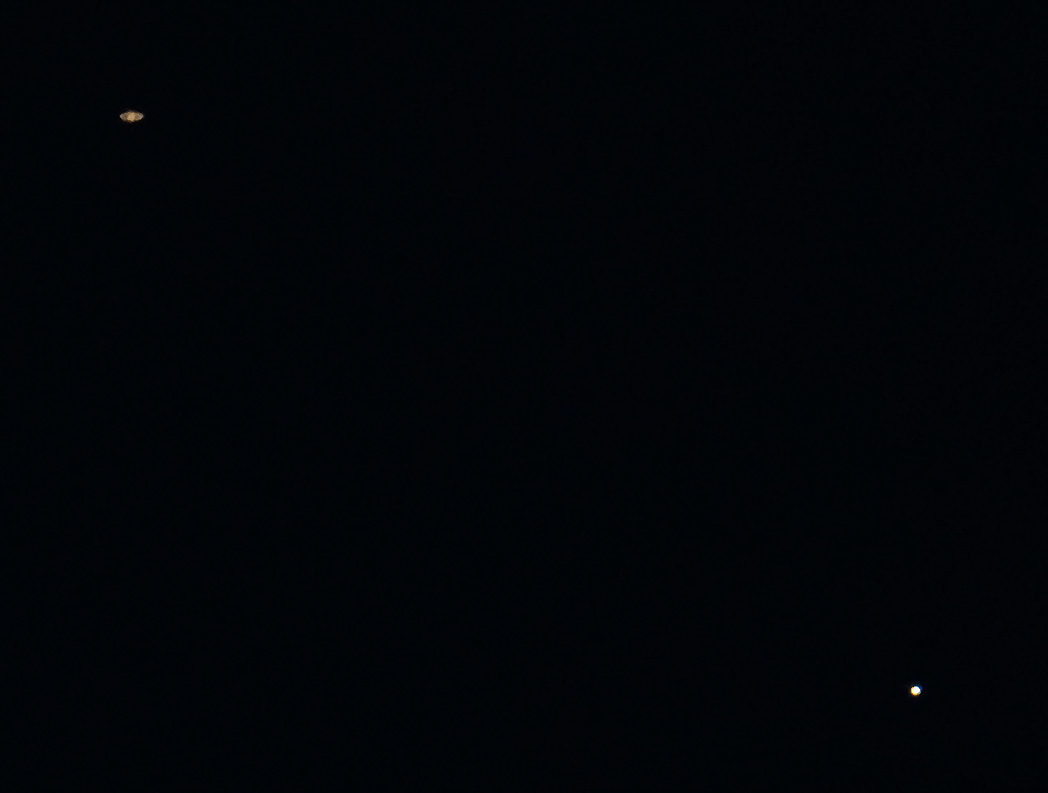 水星と土星の大接近