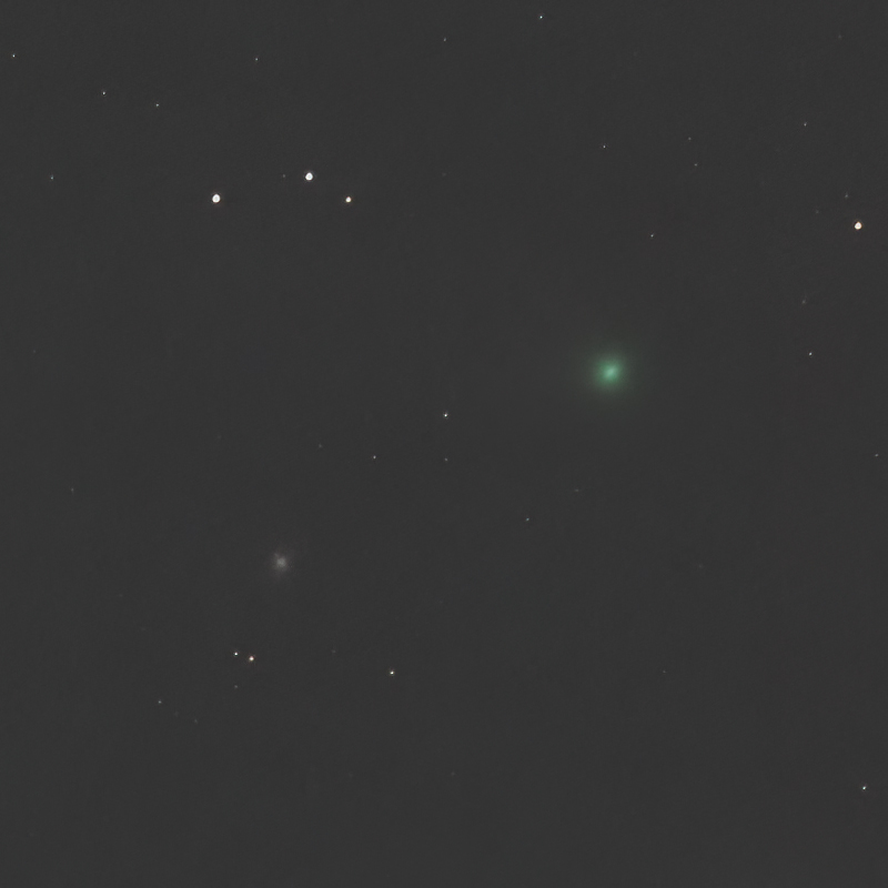 ネオワイズ彗星とM53