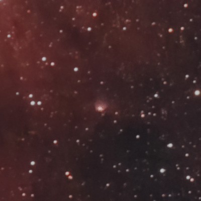 反射星雲 NGC6820 （ピクセル等倍）