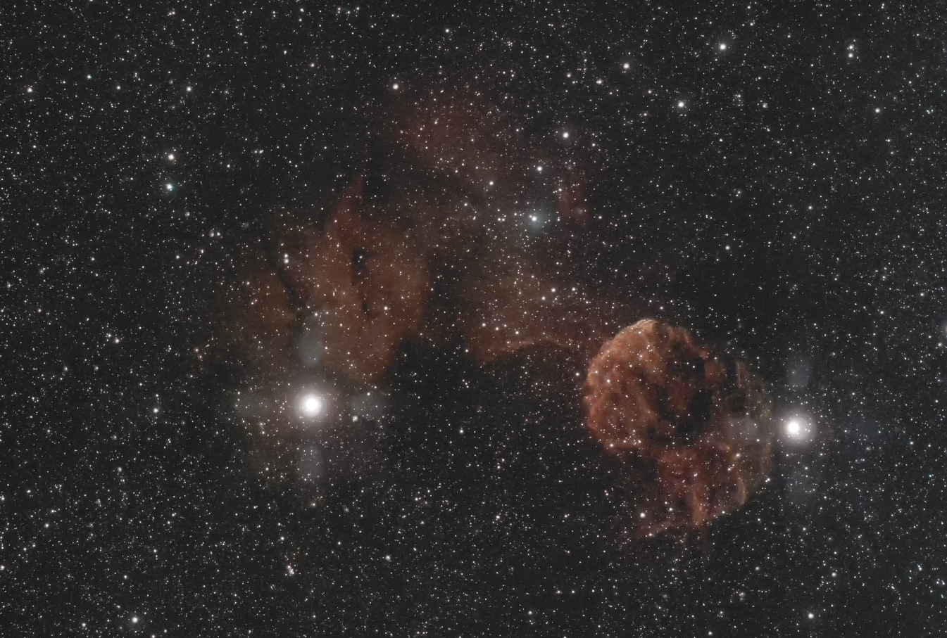 IC443（くらげ星雲）&IC444