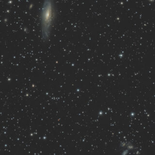 系外銀河NGC7331とステファンの五つ子