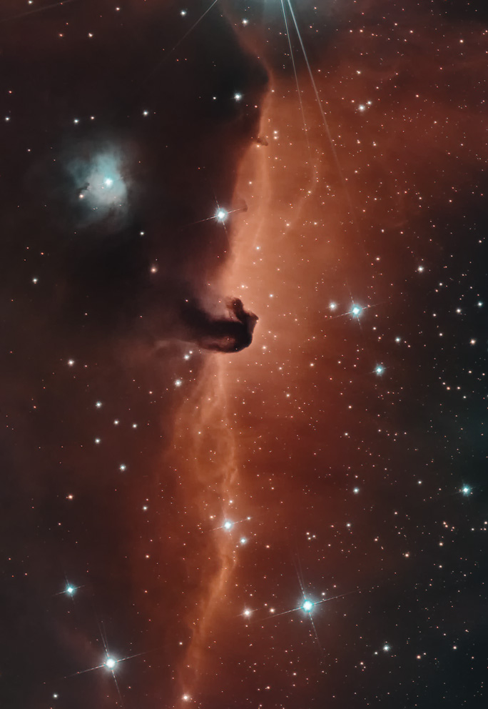馬頭星雲とNGC2023