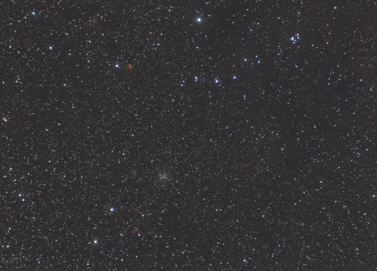 散開星団NGC2194・NGC2169付近