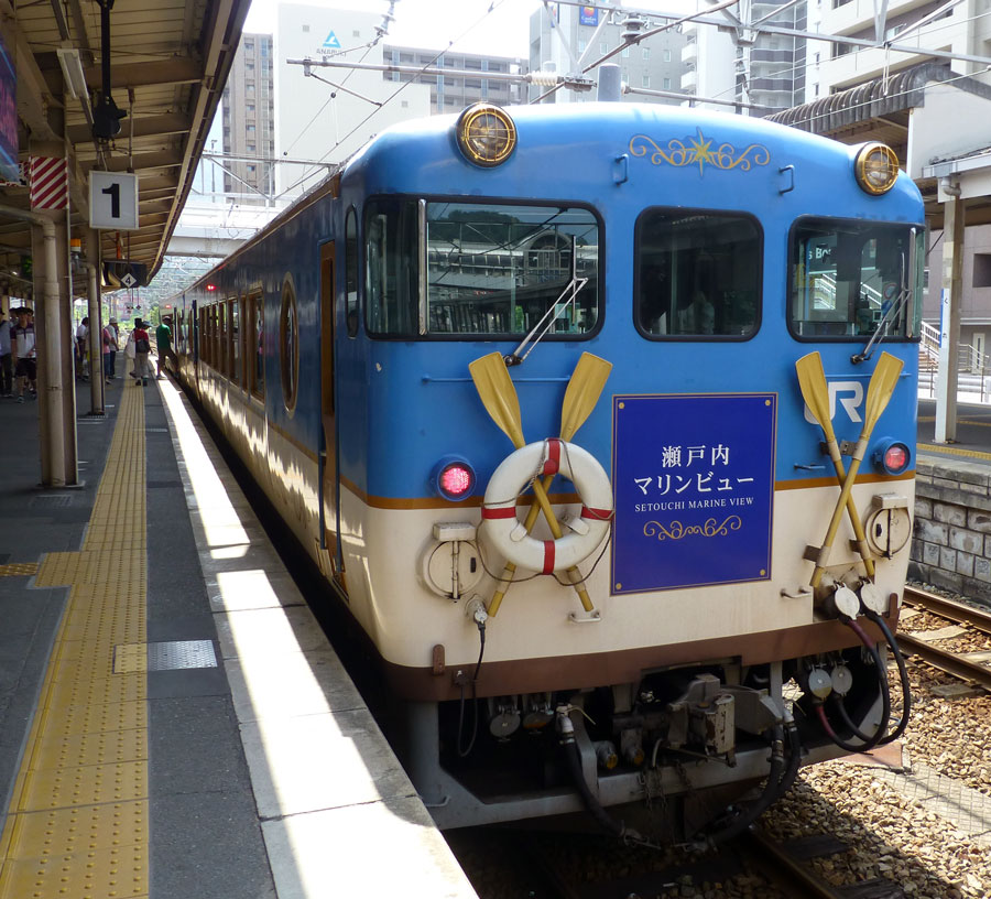 広島・キハ47形7000番台・瀬戸内マリンビュー（2014年8月）