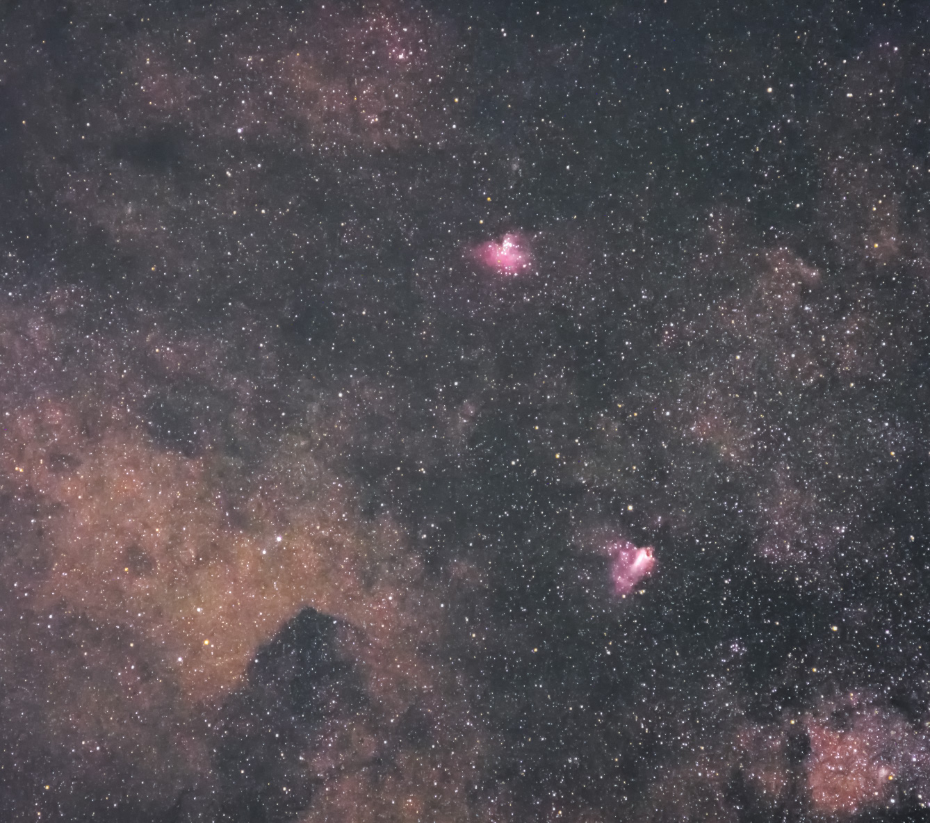 散光星雲M16&M17