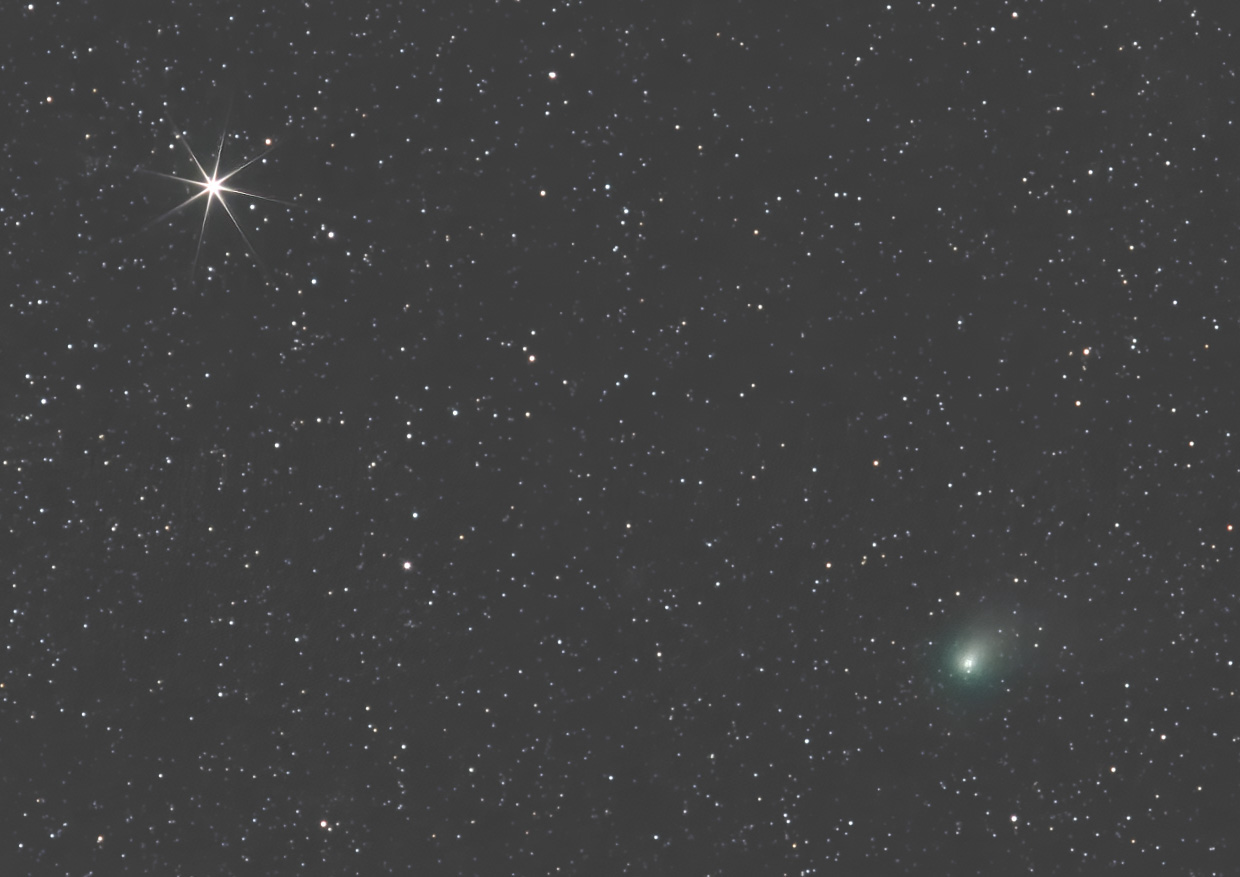 2023/2/5 ZTF彗星（C/2022 E3）とカペラの接近