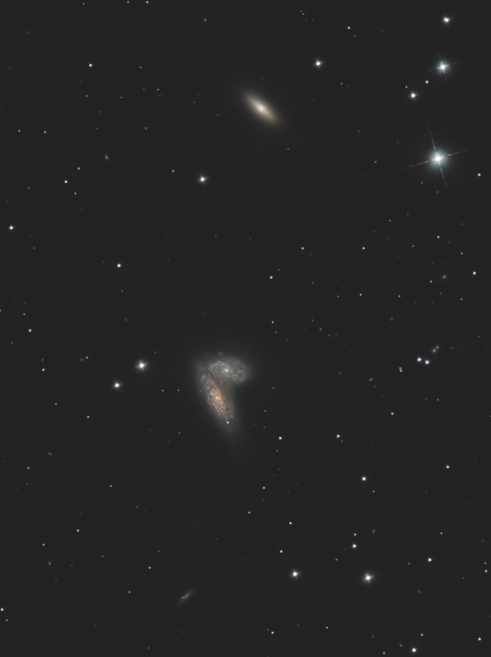NGC4567&4568（ちょう銀河）周辺