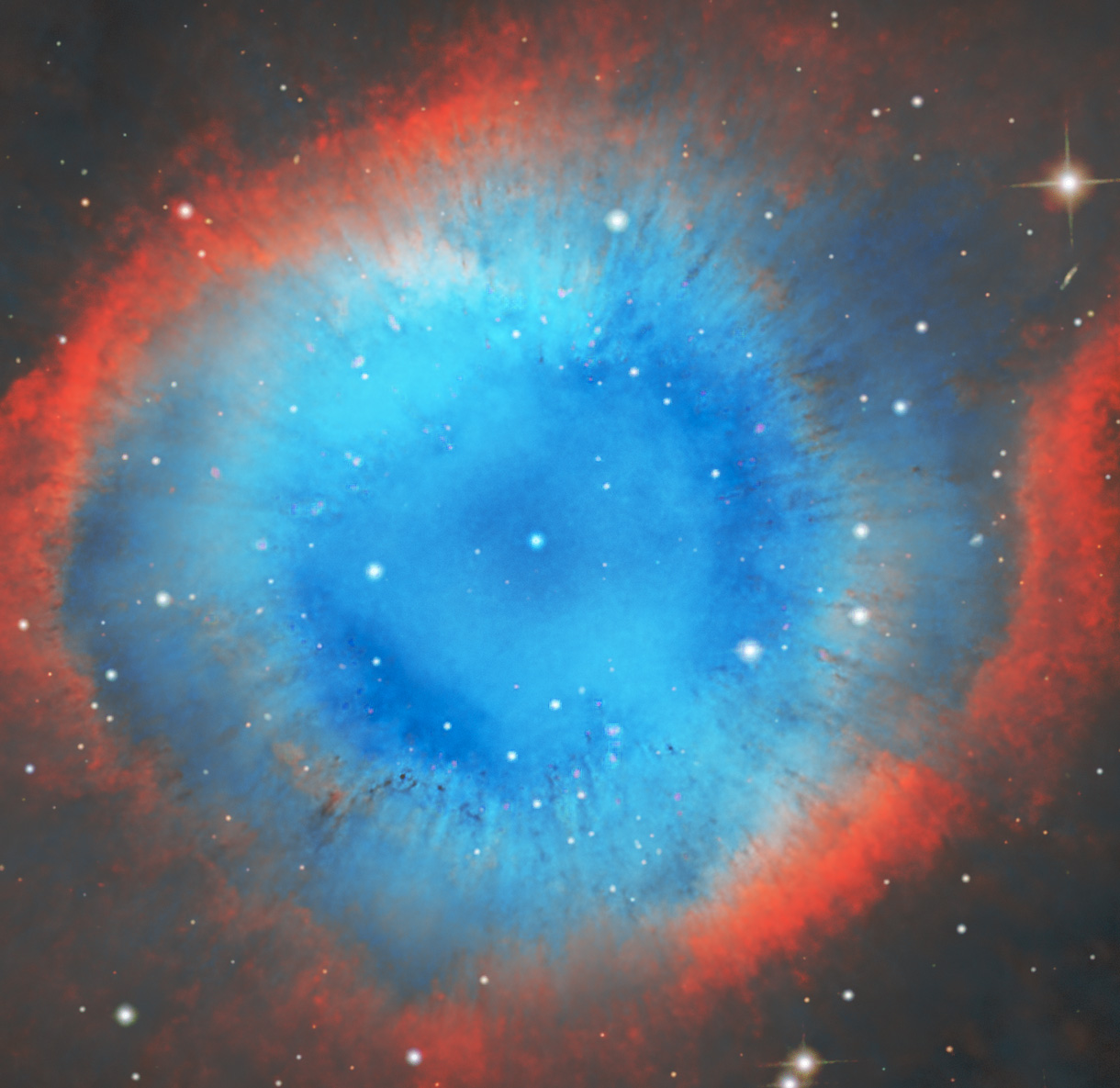 らせん星雲中心部