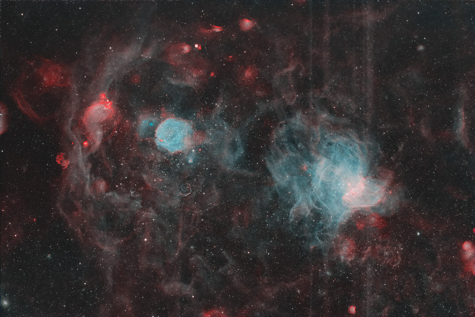 小マゼラン雲中の散開星団NGC346