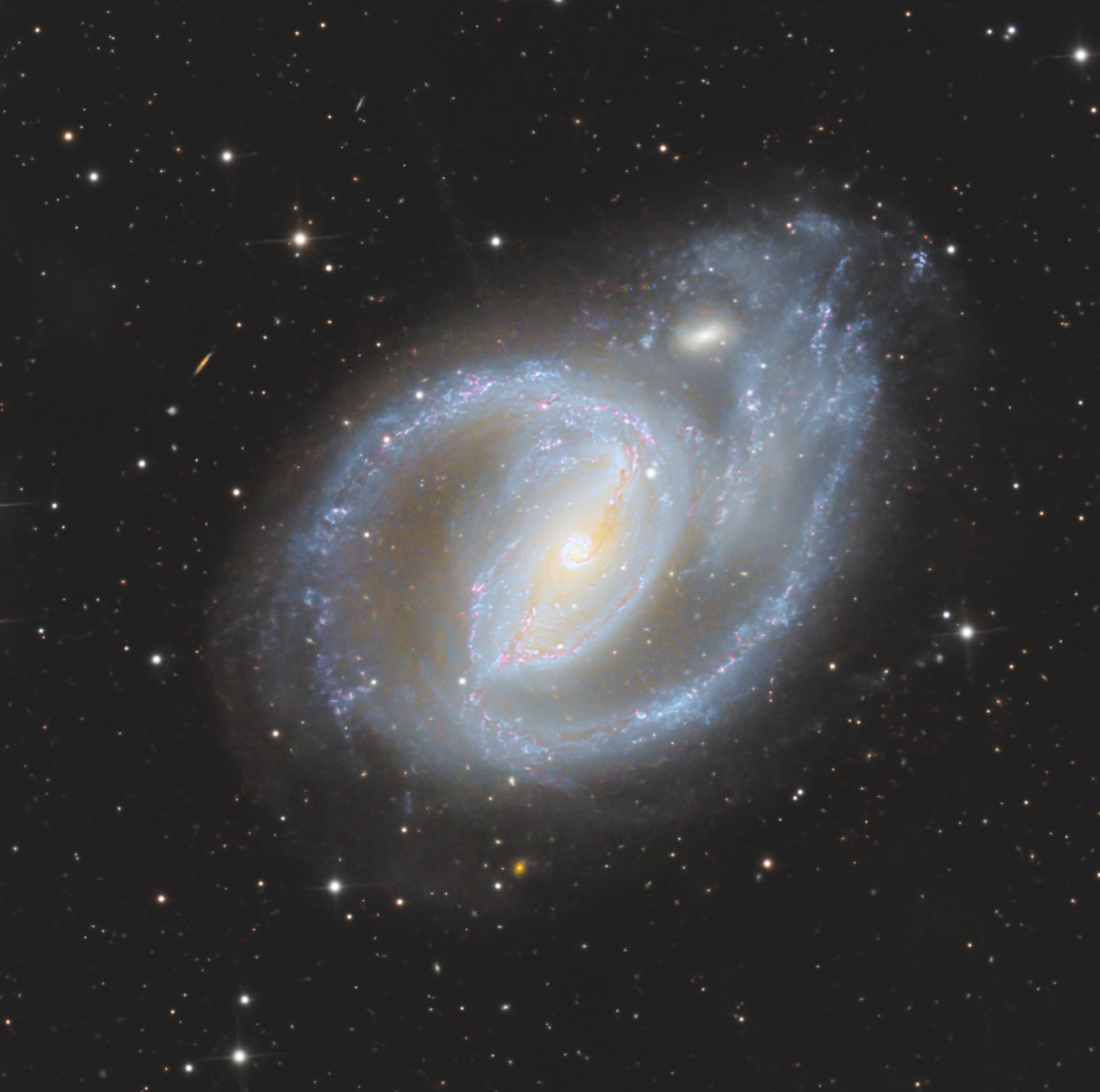 ろ座の系外銀河NGC1097