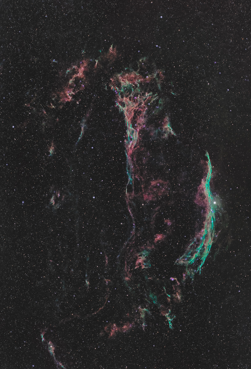 網状星雲(西)NGC6960